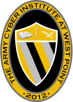 Seal of the Army Cyber Institute at West Point, 2012.