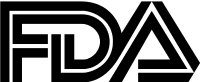 Logo of the FDA.