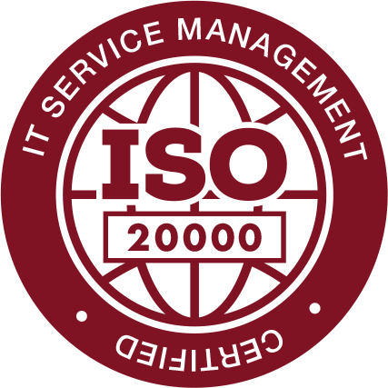 ISO-20000. IT Service Management. Certified.