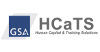 Logo of GSA HCaTS (Human Capital and Training Solutions)
