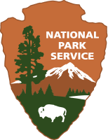 Logo of the National Park Service.