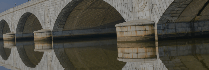 Arlington Memorial Bridge over the Potomac River