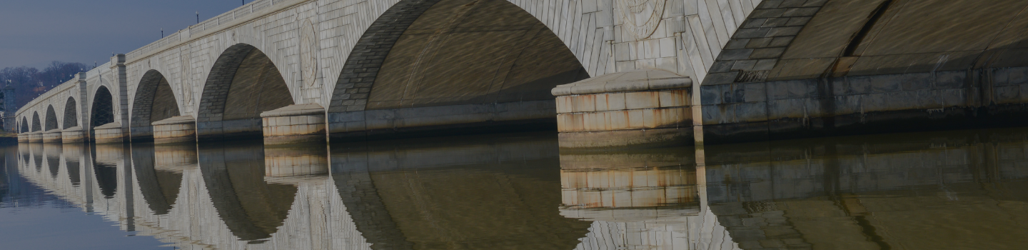 Arlington Memorial Bridge over the Potomac River