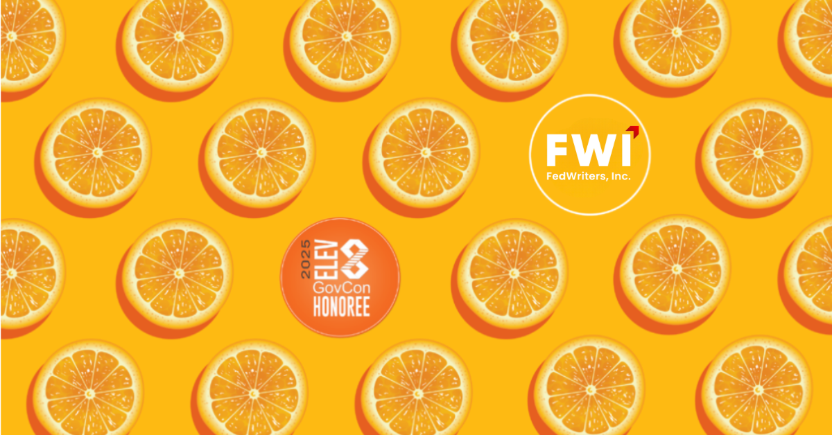 orange slices with the FWI logo